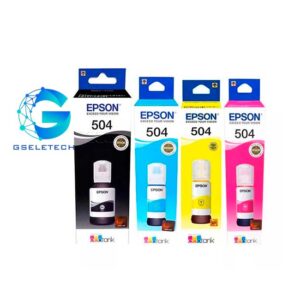 TINTA EPSON 504 PACK DE 4 COLORES T504 NEGRO CYAN MAGENTA AMARILLO