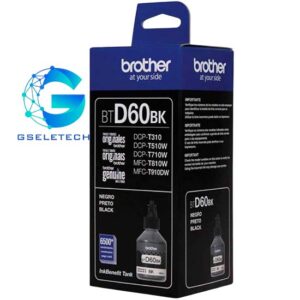 Botella de Tinta Brother BTD60BK Negro rinde 6500 páginas