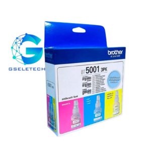 Pack 3 Tintas de colores Brother - BT5001-3PK